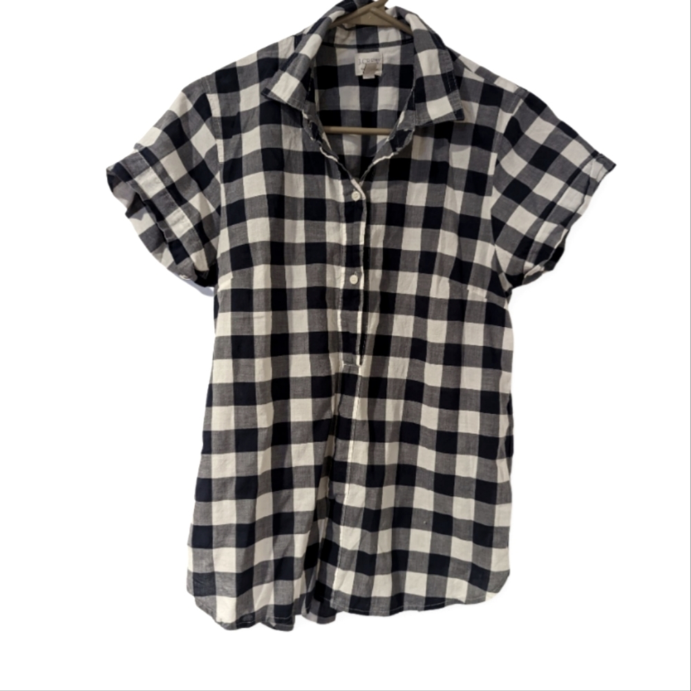 JCrew Gingham shirt
